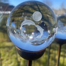 5061098722255 1 3D Crystal Ball Decorative Garden Stake Ornament Dolphin.jpg